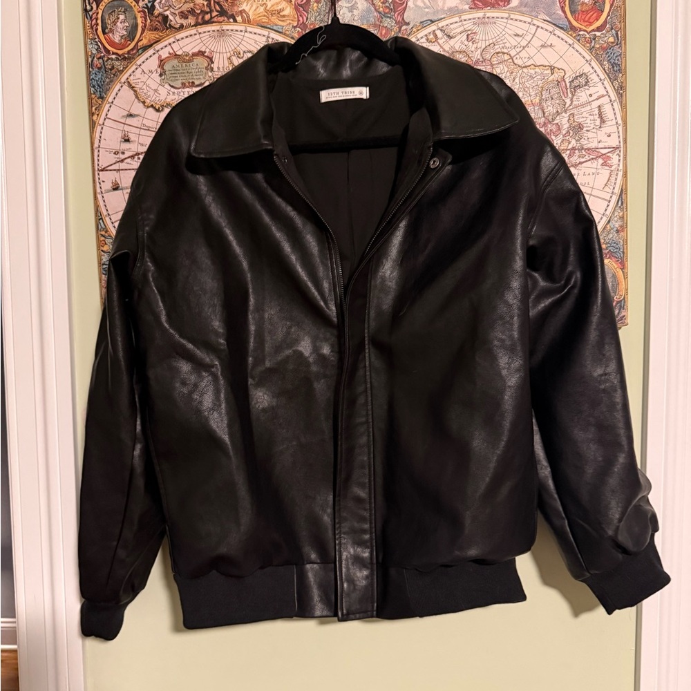 12th Tribe Faux‎ Leather Bomber